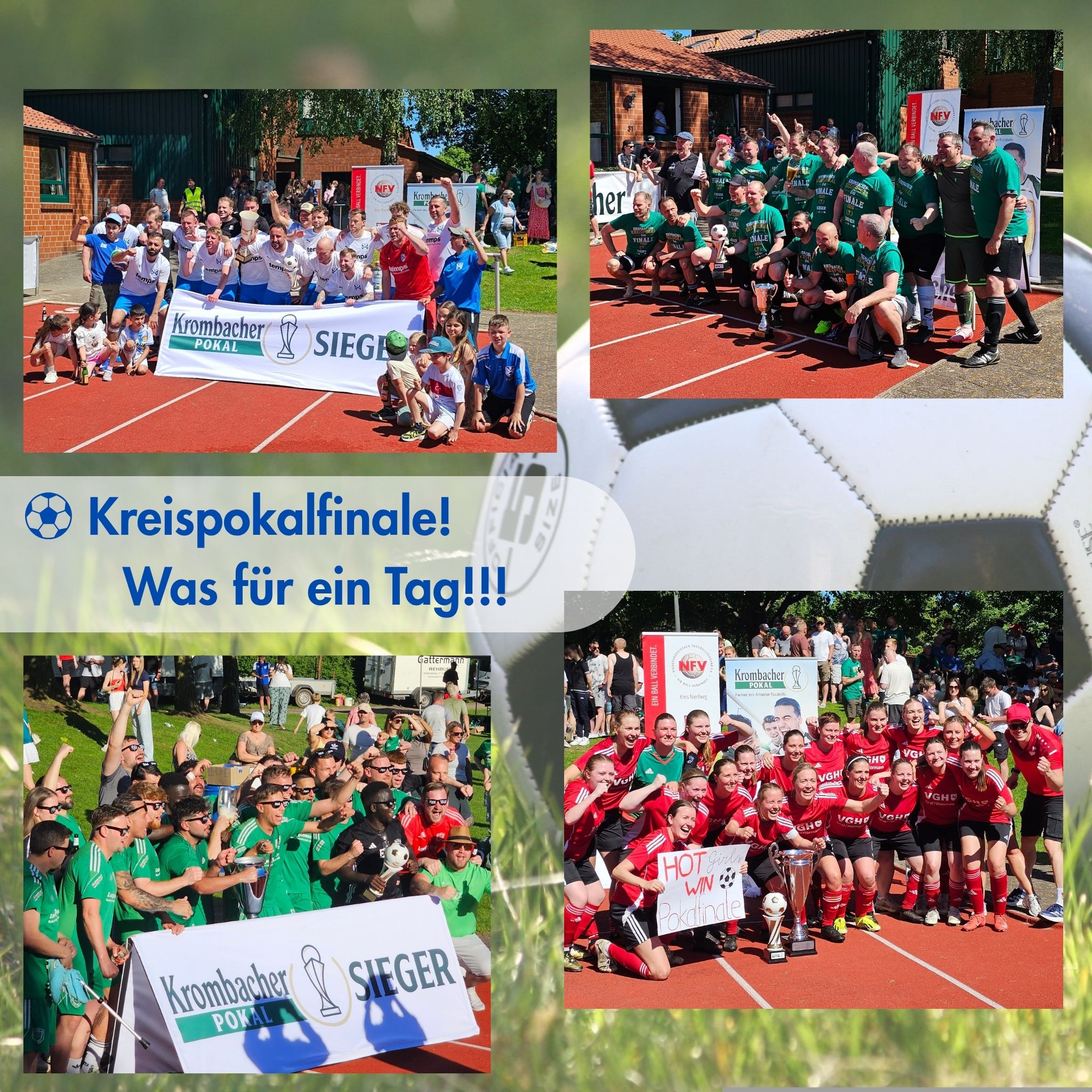 Sieger:innen beim Kreispokalfinale 2026 des Landkreises Nienburg in Marklohe.