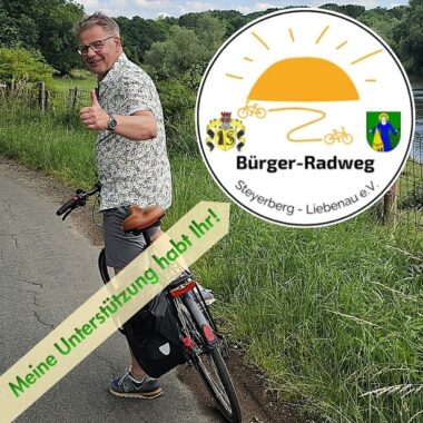Der Bürger-Radweg Steyerberg-Liebenau ist für Martin Franke eine Sache, die auch er gerne unterstützt.