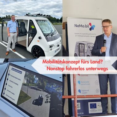 Mobilitätskonzepte fürs Land: das Forschungsprojekt NeMo.bil bietet interessante Ansätze.