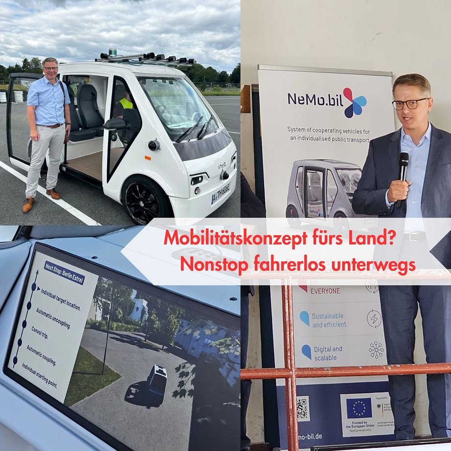 Mobilitätskonzepte fürs Land: das Forschungsprojekt NeMo.bil bietet interessante Ansätze.