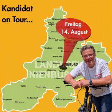 Begegnen wir uns: Martin Franke unterwegs in Estorf.