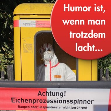 Brokelohs Telefonzelle ist immer wieder für Überraschungen gut - aktuell zum Thema Eichenprozessionsspinner.