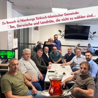 Martin Franke zu Besuch in der Türkisch-Islamischen Gemeinde Nienburg.