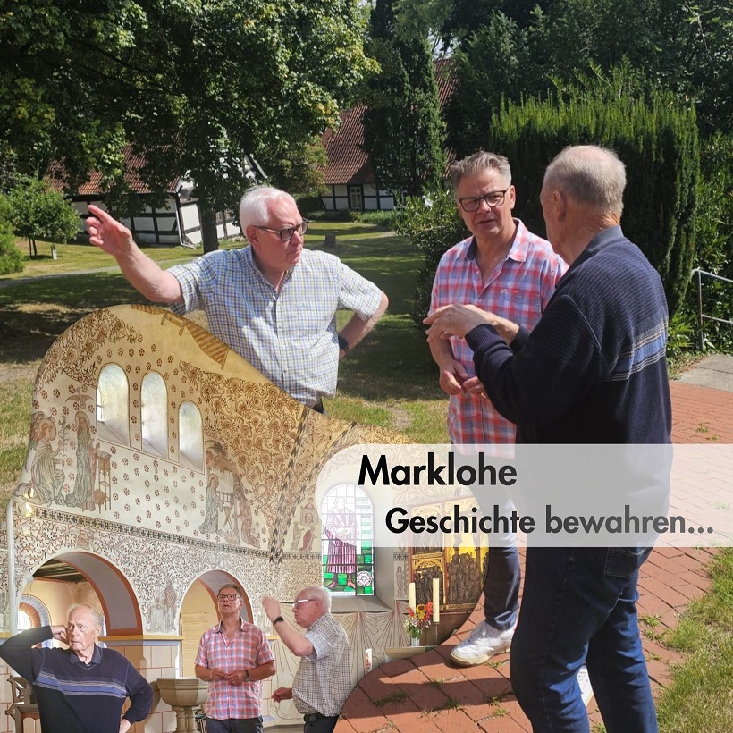 In Marklohe ist Karl-Heinz Seebode der Dorfchronist.